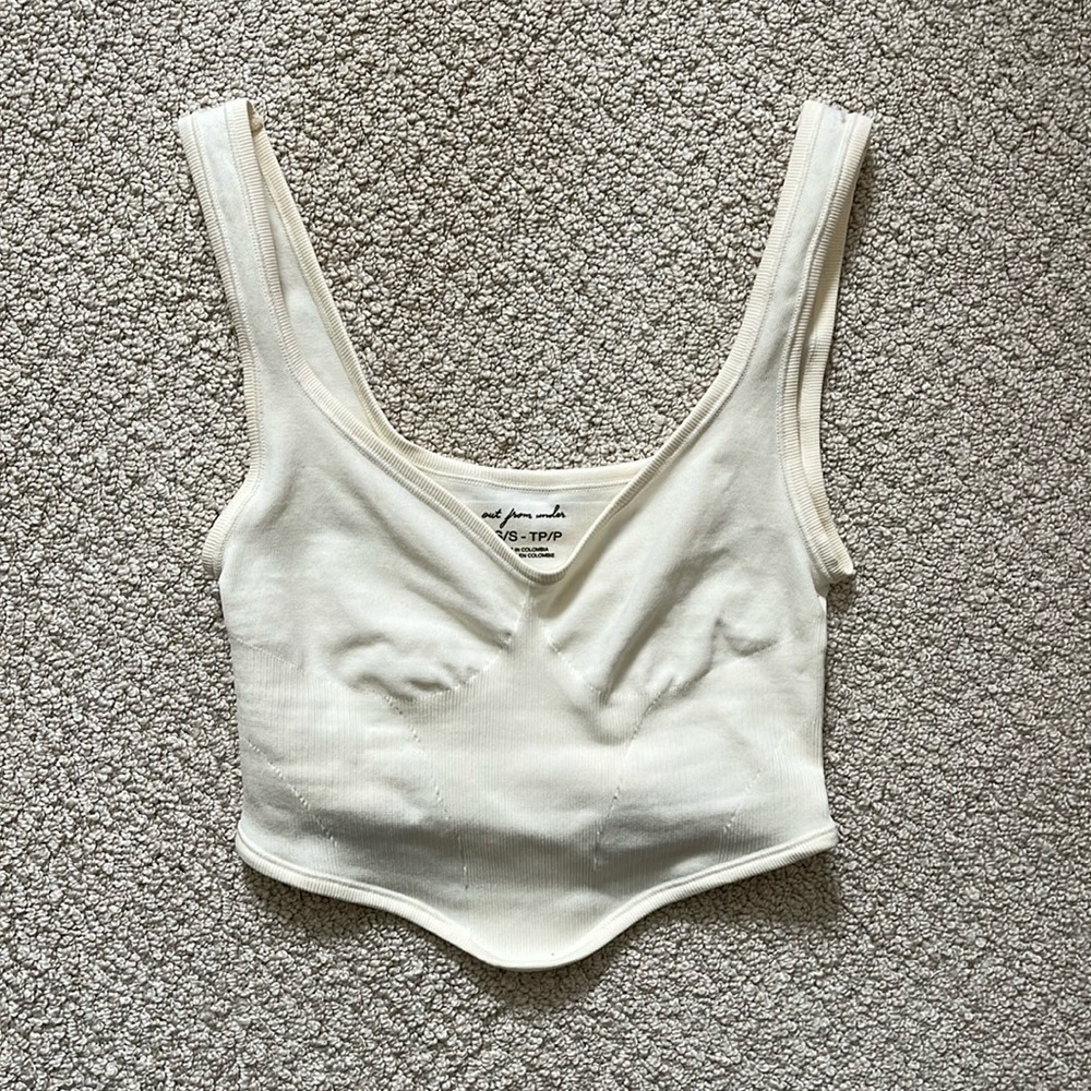 Mock corset lounge top
